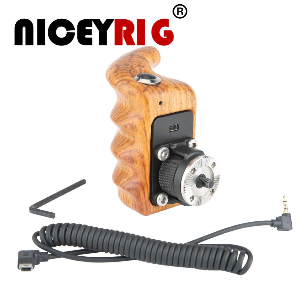 Niceyrig For Panasonic S1 S1r Gh5s Gh5 G9 G85 G7 Gh4 Gh3 Gh2 Wooden Control  Handle With Control Button Switch Usb Interface - Camera Cage - AliExpress
