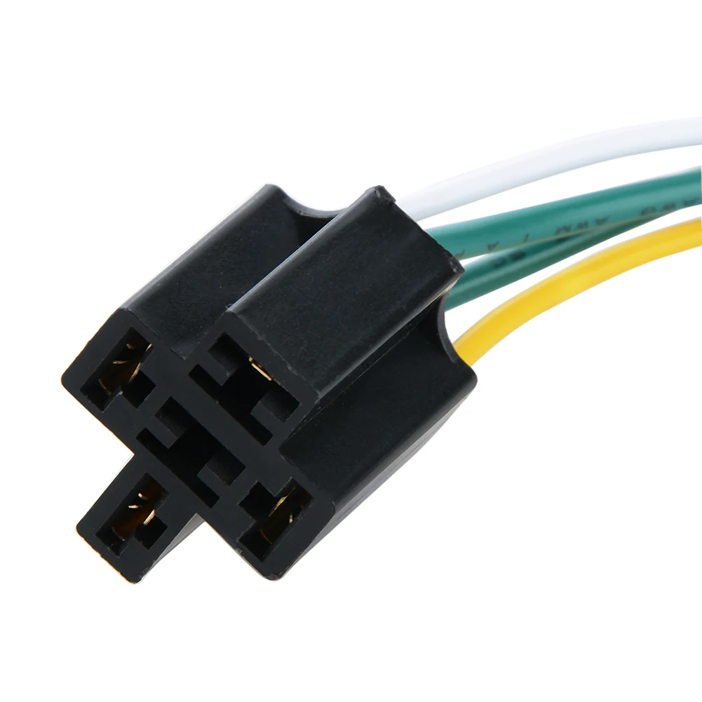 1 шт 12В 12 вольт 40A Авто Автомобильные реле гнезда 40 Amp 4 Pin Реле и провода оптовые
