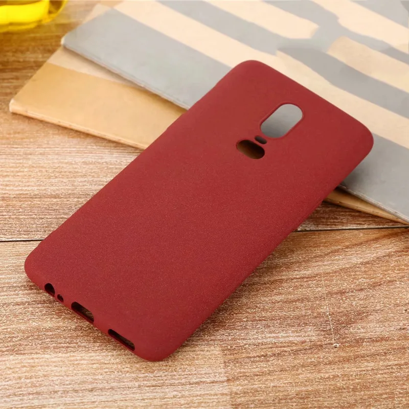 Чехол для oneplus 6 1 мягкий силиконовый чехол модный матовый из ТПУ с полной защитой