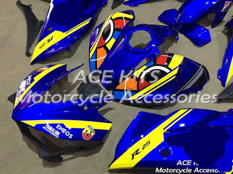 Мотоциклетный обтекатель abs для Yamaha R25 R3 инъекции кузова всех видов цвета № 125