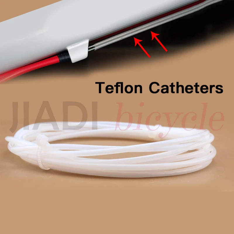 

MTB Bike Biycle Brake Shifting Cable Core Wire Teflon Catheters Cycling Shift Wire Core Protection Bushing Road Bike Accessories