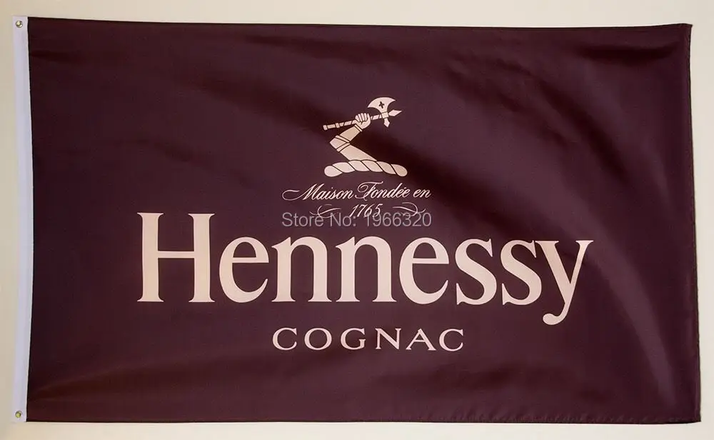 Hennessy Cognac Banner High Quality Mint Flag 3x5 In Flags