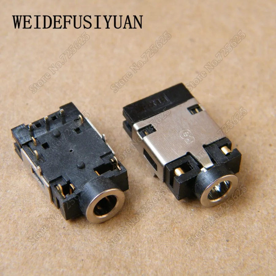 50pcs/lot New Audio Headphone Microphone Jack Port Socket for Lenovo
