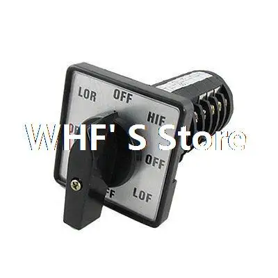 

LOR-HIF-LOF-HIR-OFF Positions Rotary Changeover Switch
