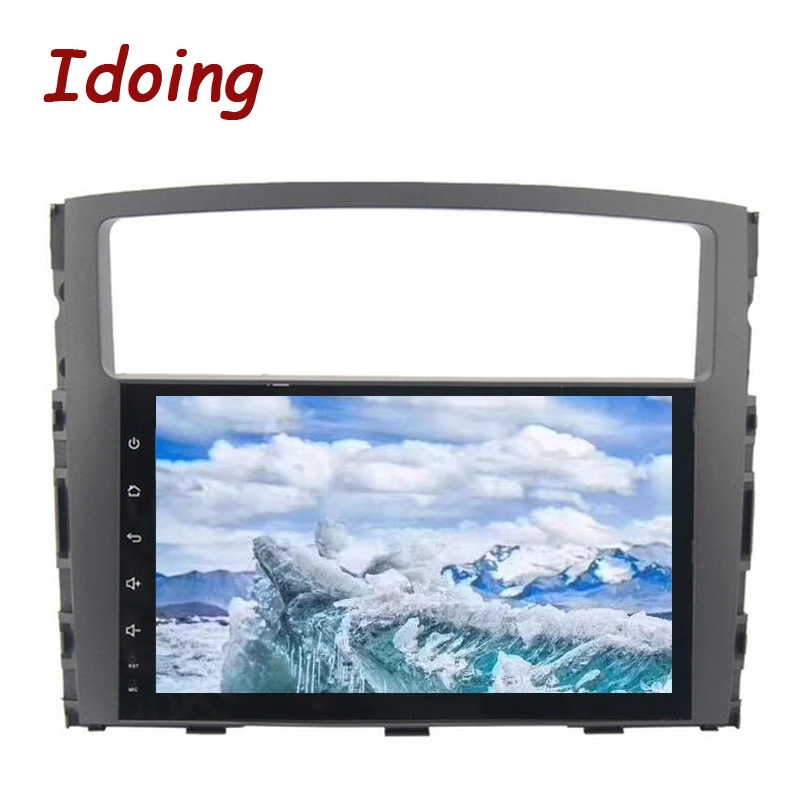 Idoing 1Din 9 &quotAndroid8.0 Автомобильный мультимедийный gps плеер Подходит для MITSUBISHI PAJERO V97