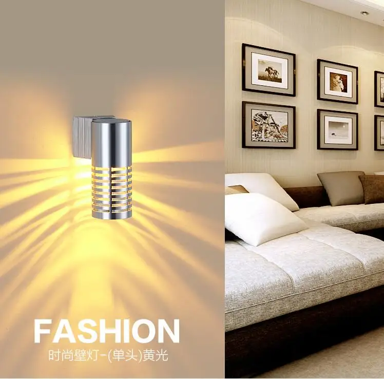 

Led red / yellow / green / blue / purple / living room television background wall shot lamp aisle bedroom hotel bedside lamp .