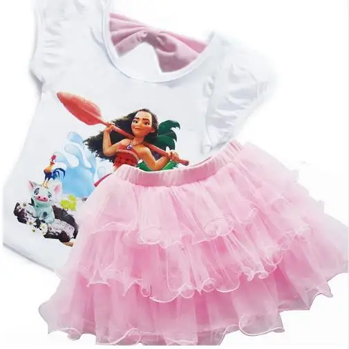 

New Children Trolls Clothing Sets 2pcs Printed T-Shirt+Tutu Skirt Princess Birthday Party Dance Costume Girls Clothes ZC6