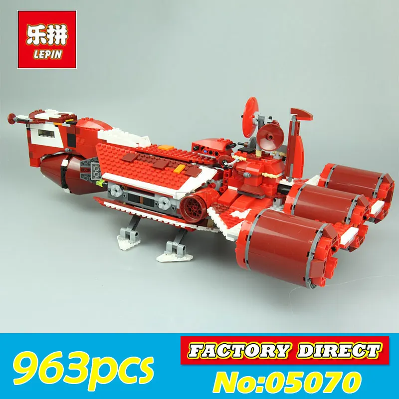 

Lepin 05070 Star Genuine 963Pcs Wars Stunning The Republic Cruiser Set Educational Building Blocks Bricks Toys Model Gift 7665