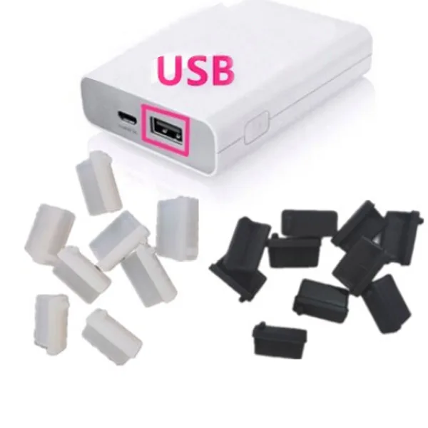 10 1000 штук в наборе USB заглушка Пылезащитный чехол мастер пыли Кепки силиконовая
