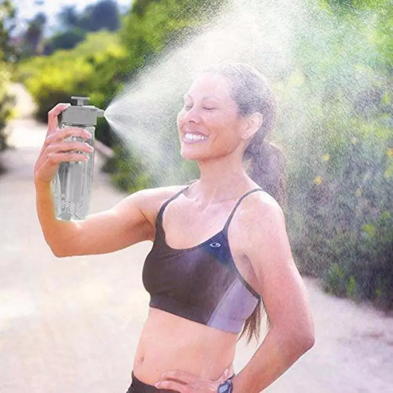 

Multi-functional Spray Water Bottle for Drinking Mister Water Sprayer in Travel Camping and Dog Drinking