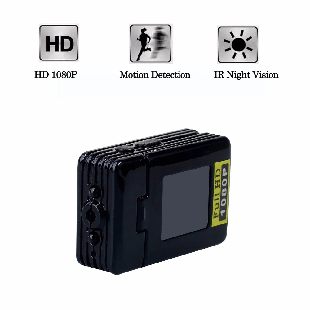melhor 1080 P HD MINI Câmera de Infravermelho Night Vision DV DVR Micro Segredo Babá Cam Espia Webcam Camcorder Motion Detection Espiado segurança