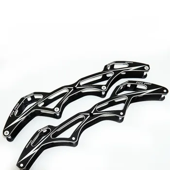 Quality 7005 Aluminum Alloy 13.2 inch 4*110mm CNC Speed Inline Roller Skate Frame 4x100mm 12.8 inch Skating Blade Racks Holder Quality 7005 Aluminum Alloy 13.2 inch 4*110mm CNC Speed Inline Roller Skate Frame 4x100mm 12.8 inch Skating Blade Racks Holder