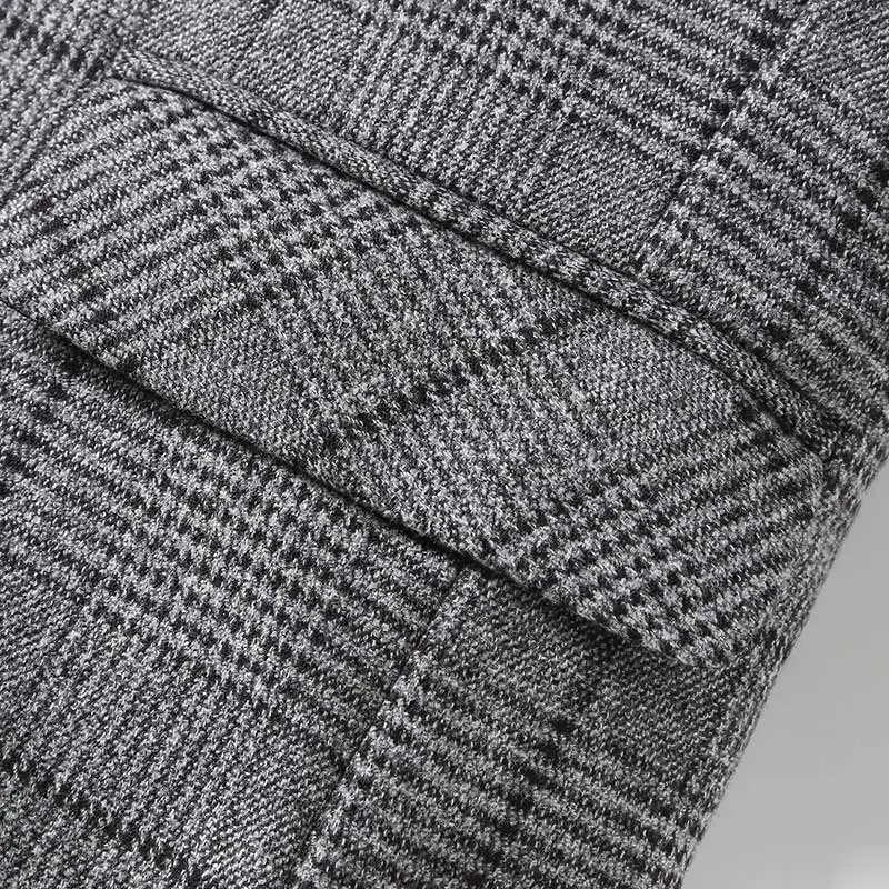 High Quality Men'S Gentleman Business Casual Single-Breasted Suits Men'S Simple Fashion Trend Wild Gray Single West