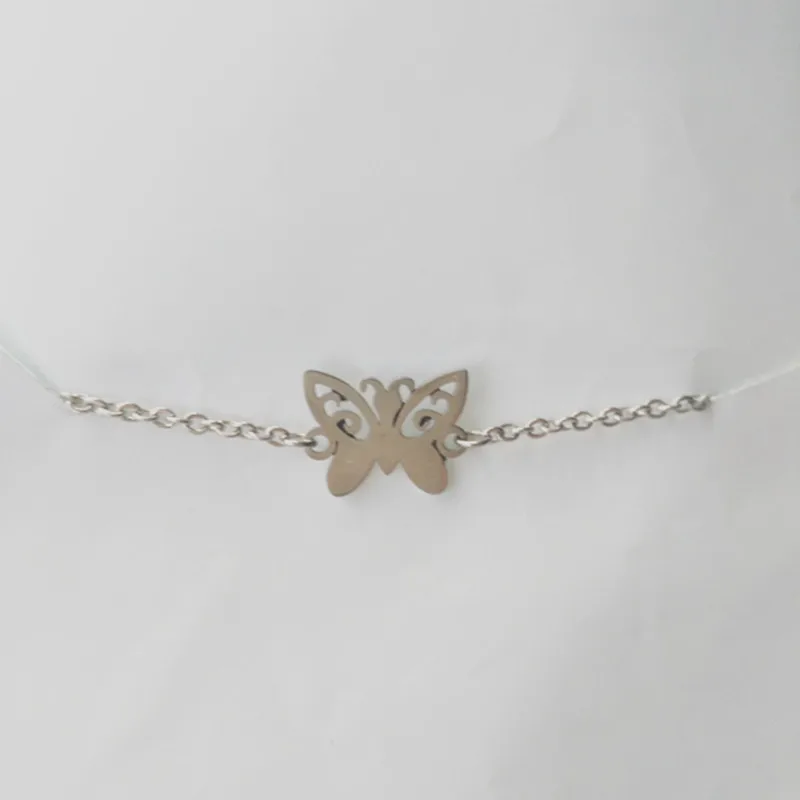 

Boho Cute Butterfly Chain Link stainless steel Bracelets for Women Animal Women Bracelet Jewelry bracelet homme Charm Bracelet
