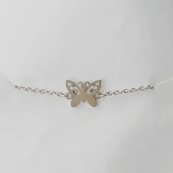 

Boho Cute Butterfly Chain Link stainless steel Bracelets for Women Animal Women Bracelet Jewelry bracelet homme Charm Bracelet