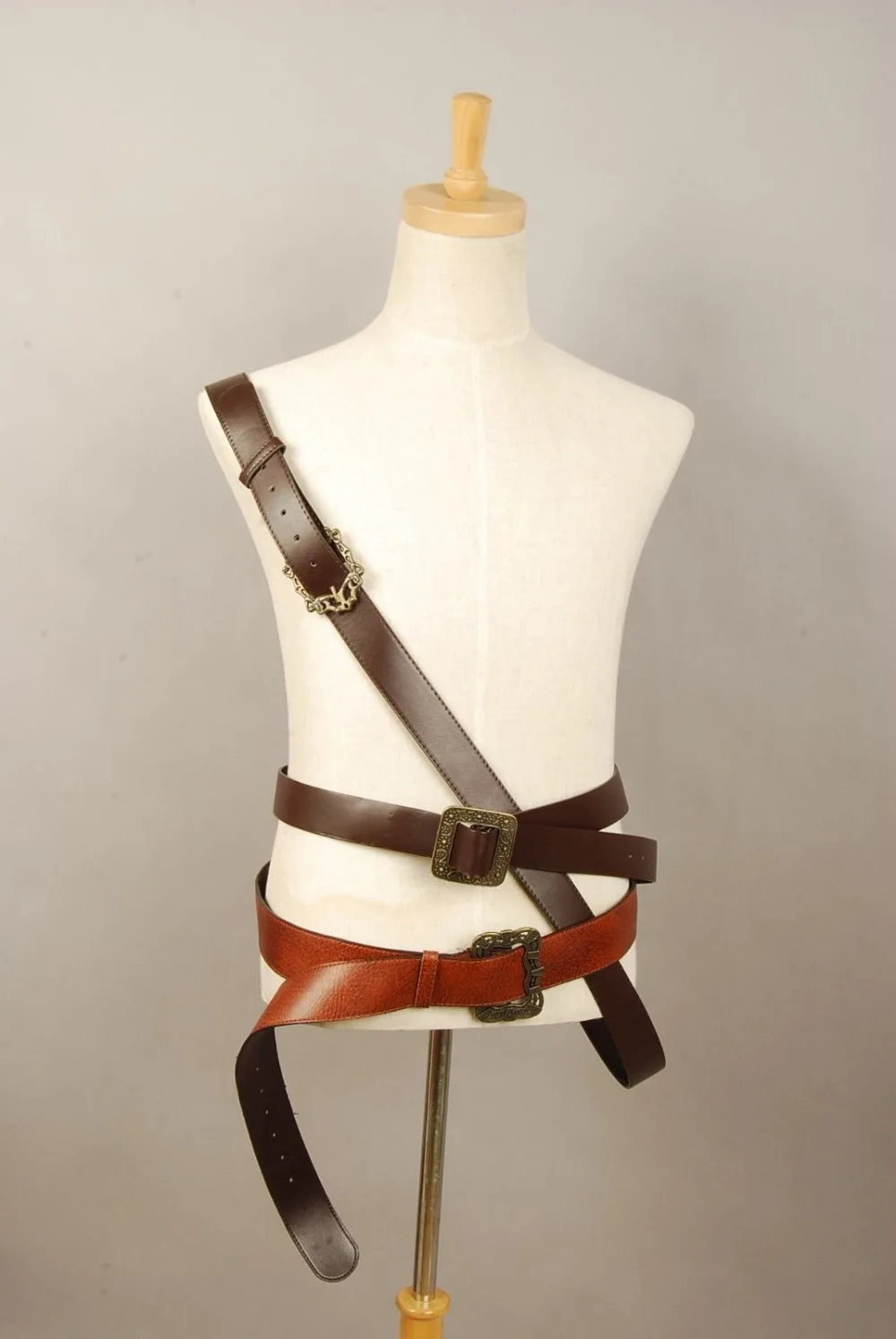 Cinturón Baldric de capitán Jack para gorriones, accesorios fiestas de Carnaval Halloween, con hebilla y correa - AliExpress Novedad y uso especial