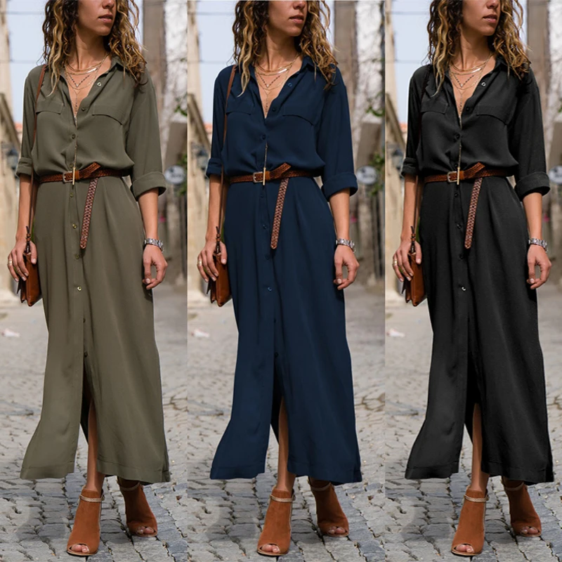 Платье На Пуговицах Длинное Летнее фото 6