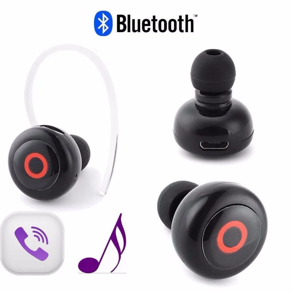 

2016 Smallest Music Earbud & Phone Calls Handsfree Bluetooth Mini Earphone Headset