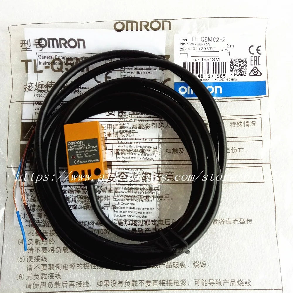 2 шт. TL-Q5MC1-Z TL-Q5MC2-Z TL-Q5MB1-Z Силовые транзисторы NPN/PNP NO/NC Omron Индуктивный переключатель с датчиком приближения Сенсор 3 провода DC10-30V