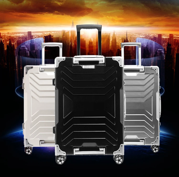 CALUDAN 2" 24" 2" дюймов Спиннер жесткий Дорожный чемодан kinder koffer алюминиевая рама тележка багаж на колесах