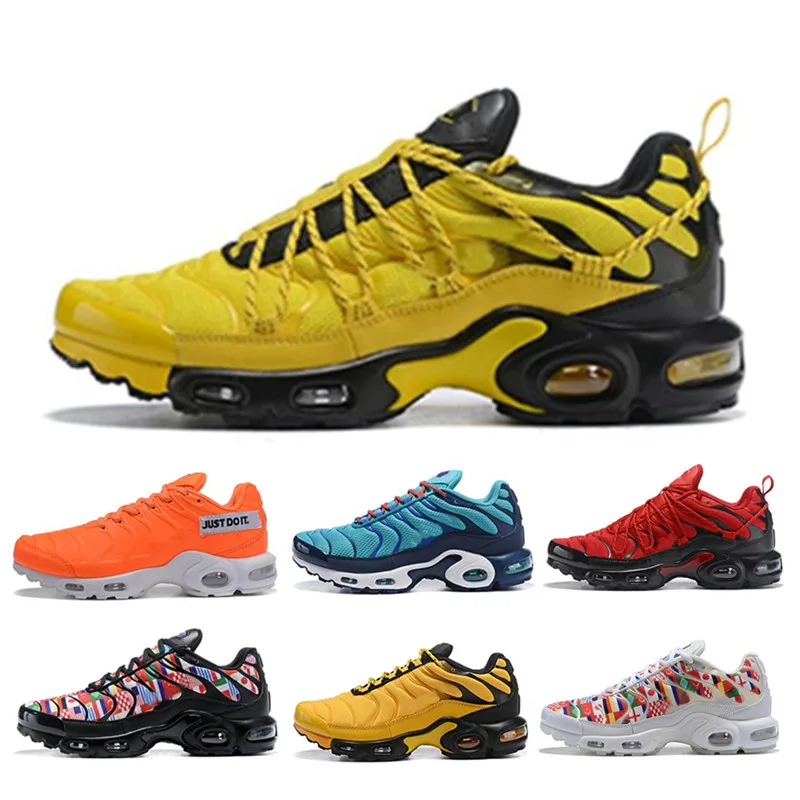 

2019 97 Plus Tn Ultra SE Mens Shoes Pack Tour Yellow Black White Brown Racer Pink Red Pink 97S TN Trainers Sports Sneaker