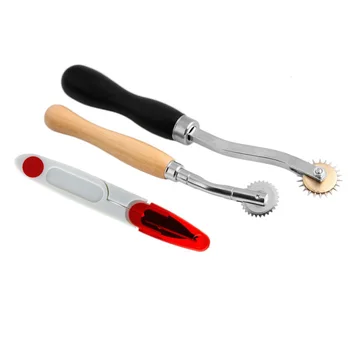 

14Pcs Leather Craft Hand Stitching Sewing Tool Thread Awl Waxed Thimble Kit