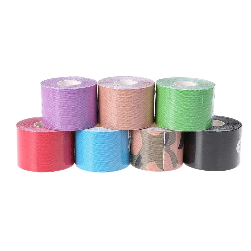 Kinesiology Therapeutic Tape Cotton Elastic Adhesive Muscle Sports