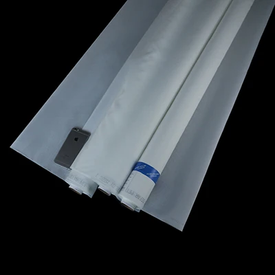 DPP48T 120 сетка 70um 30 метров белая шелковая трафаретная сетка с низким удлинением полиэфирная моноволоконная сетка трафаретная ткань - Цвет: White 30Meters