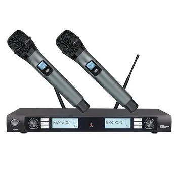 

Bolymic Dual Wireless Vocal Microphone karaoke system lavalier handheld microphone Mikrofon stage dynamic mics for karaoke party