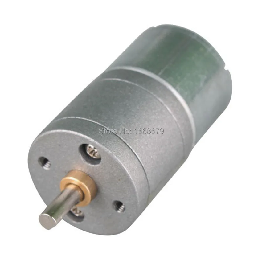 

EBOWAN 12V geared motor 6V 12 volt Electric DC Motor with Metal gear box
