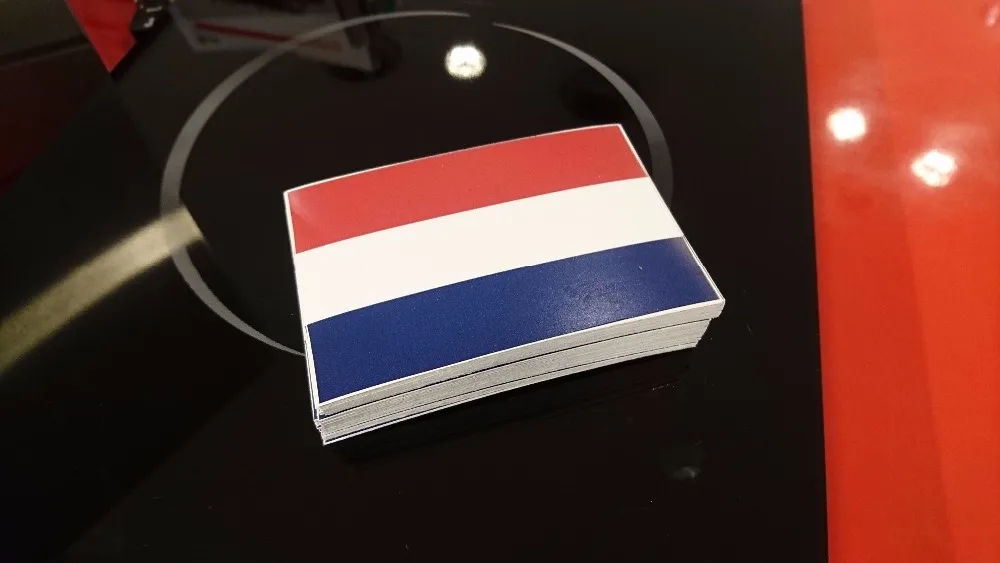 

FREE SHIPPING 30 pc Removable Vinyl PVC Decal Netherlands Holland National Flag Dutch Computer Book Wall Office School Supplies