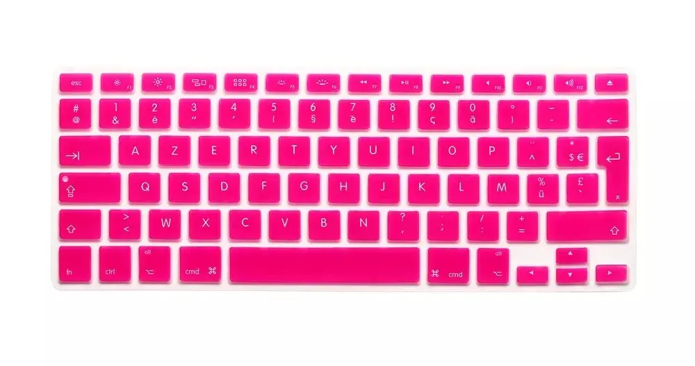 Чехол для клавиатуры AZERTY с французским и языком мягкий силиконовый чехол Mac Book Pro