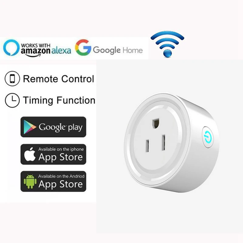 Умная розетка WiFi беспроводной пульт дистанционного управления для Amazon Alexa таймер