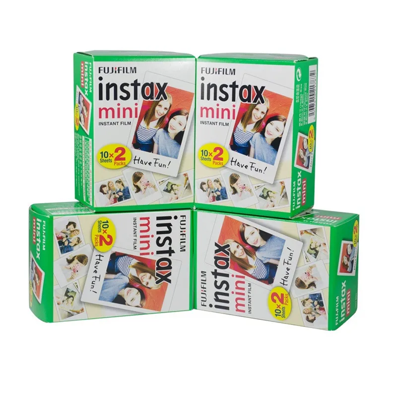 Оригинальная новая упаковка мини instax пленка 20-100 лист 3 inchesWhite Edge фото для Instax 9 7s 8 90 25 55 Share SP-1 mini9 камера - Цвет: Film 80 Sheet