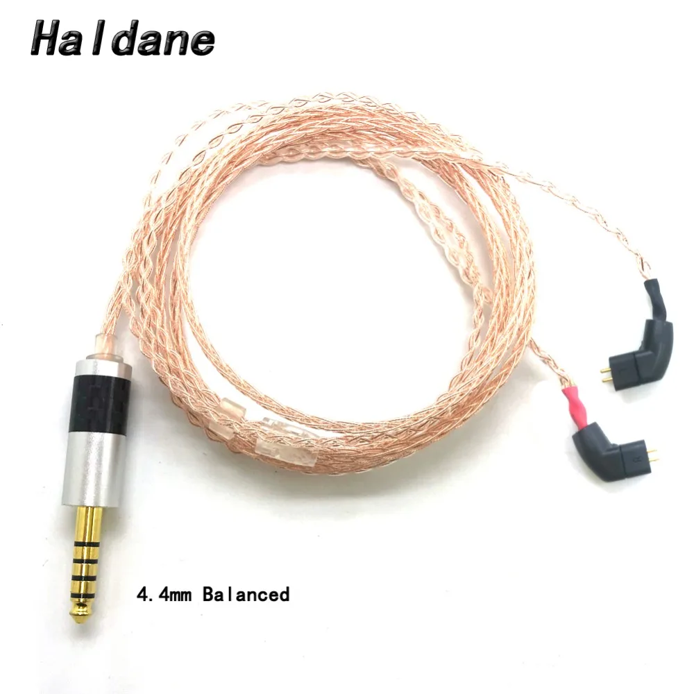 Free Shipping Haldane 8 core 0 75mm 2Pin Headphone Upgrade Cable for Ultimate Ears UE TF10 TF15 5Pro SF3 SF5 UE18 Headphones