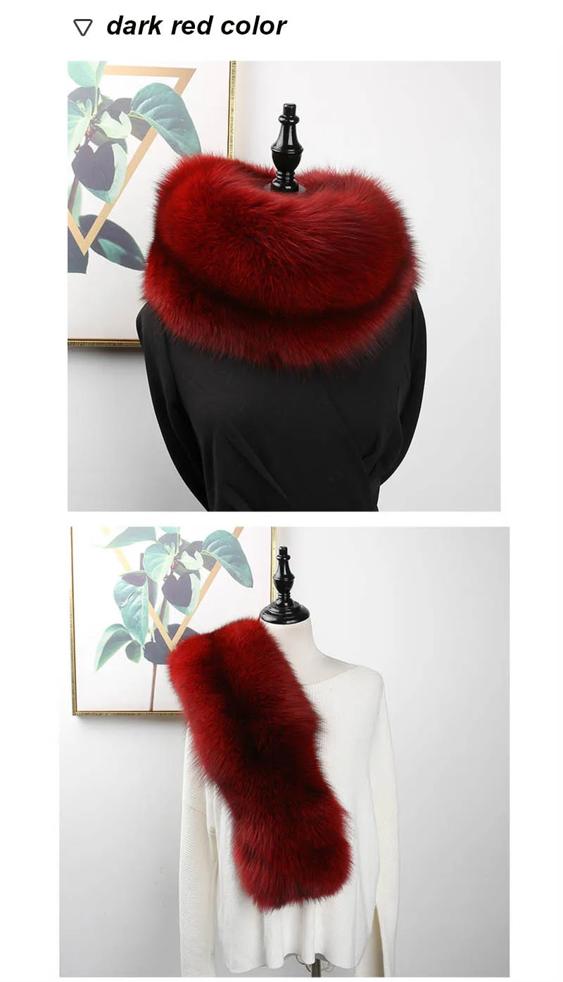 fox fur scarf silver fox 5