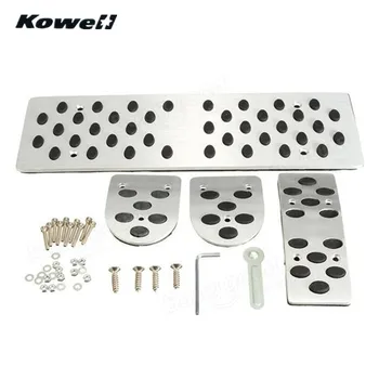 

KOWELL S-Line MT Foot Rest Fuel Brake Clutch Pedals Plate Cover Car Pedal Pads For Audi A4 A4L A5 A6 A6L A8 A8L B6 B7 B8 Q5