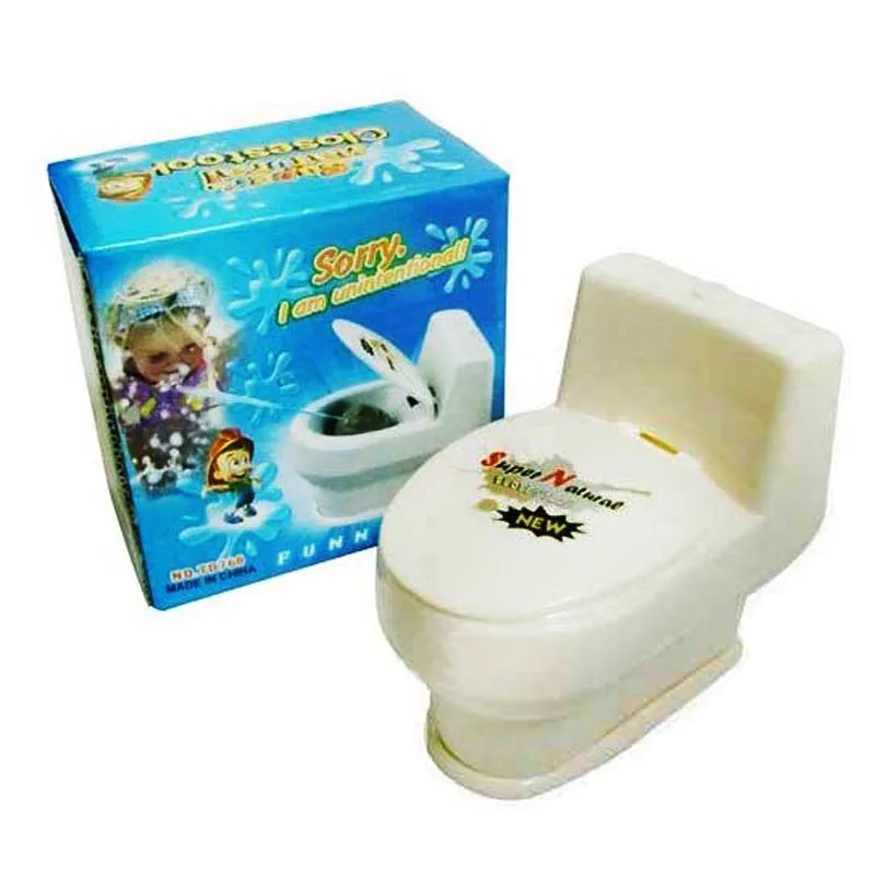 

1pcs Creative Funny Spray Toilet Fashion Mini Practical Jokes Mischievous Toy Novelty Spoof Sprinkling Stool Toy