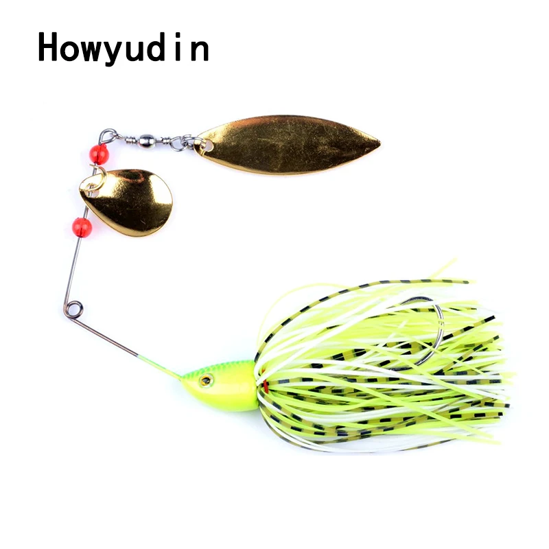 

Howyudin Sequins spoon 24g spinner bait Compound type fishing lure Metal wobbler Big Hook isca artificial fishing lures leurre
