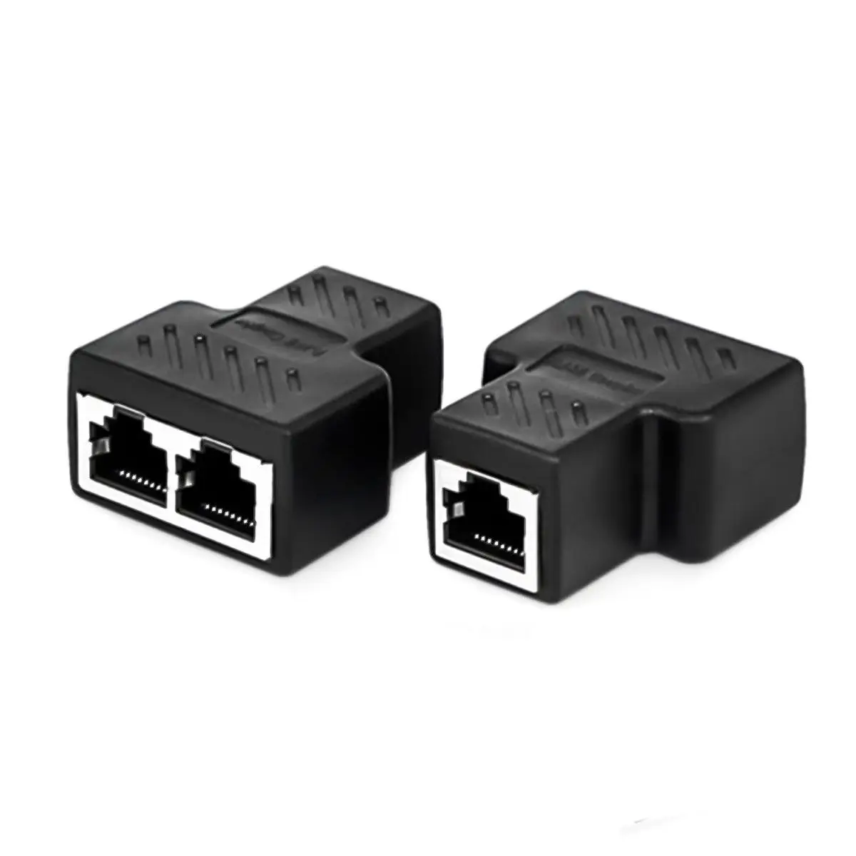 2 Port RJ45 Splitter Adapter LAN Network Extender Connector