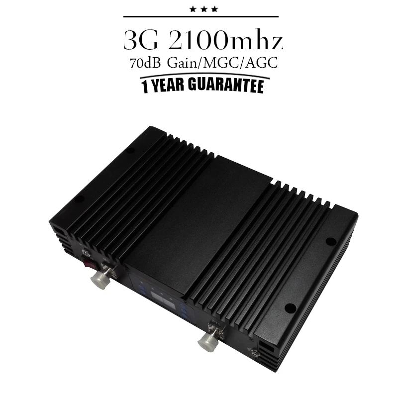 

ALC MGC Intelligent Control 70dB Gain 3G WCDMA 2100 Mobile Cellular Signal Repeater UMTS 2100mhz Cell Phone Booster Amplifier#30