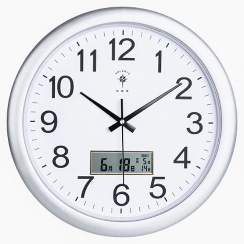 3d большие цифровые Стеклянные настенные часы современный дизайн механизм бесшумные кухонные северные часы Horloge настенные часы домашний декор WBY019 - Цвет: Type B white