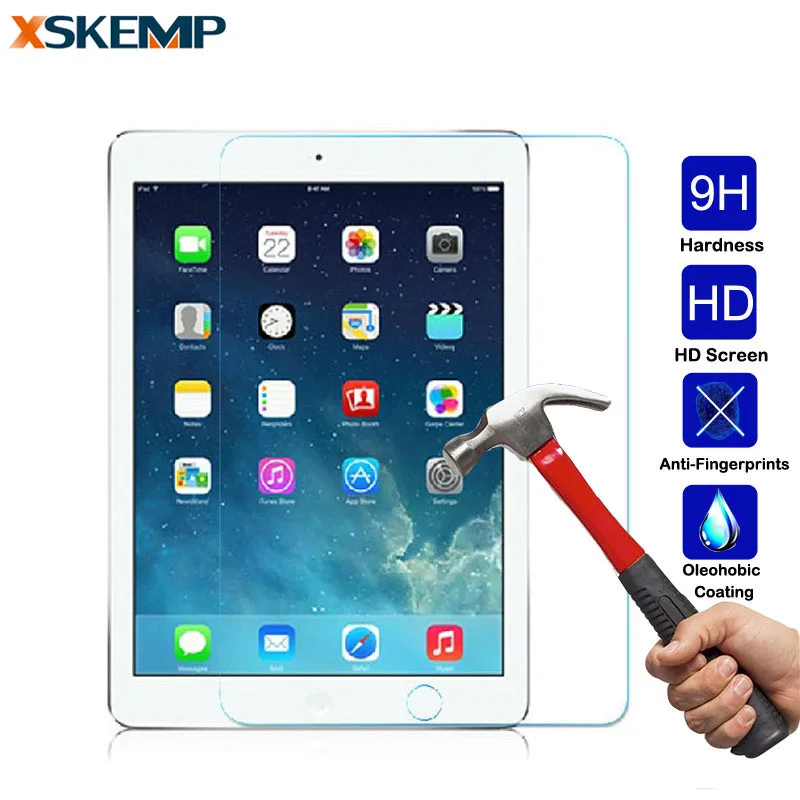 Для iPad mini 2 3 4 Air Air2 Pro 9 7 9H ударопрочное закаленное стекло для ЖК-планшета