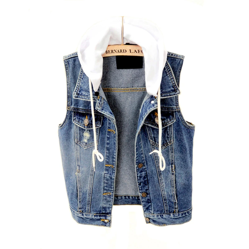 4xl denim vest