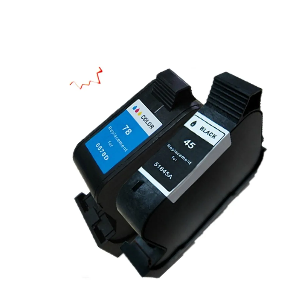 Восстановленные чернильные картриджи для HP45 78 XL 45XL 78XL HP78 Officejet 5110 серии g55 g85 g95 k60