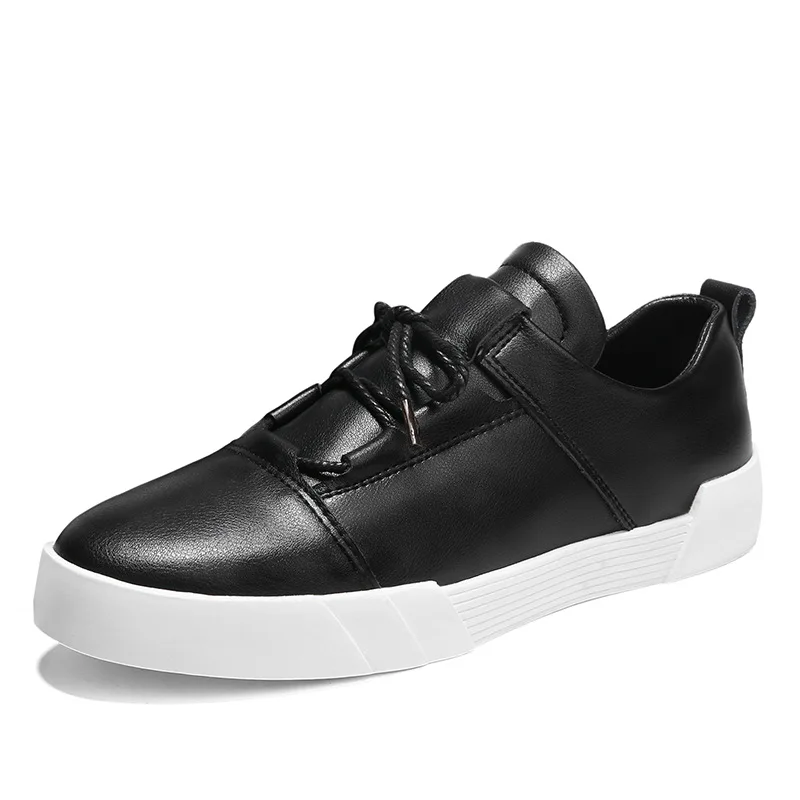 

BACKCAMEL 2018 New Men's Vulcanized Shoes Low Top Solid Casual Shoes Lace Up Teens Flat Casual and Leisure Male Outdoor Footwear