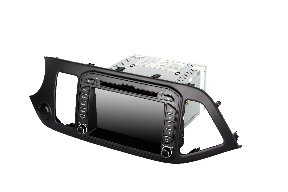Top 2018 7inch 4G LTE 1024*600 octa core Android 8.0 ! car multimedia DVD player Radio GPS FOR KIA PICANTO MORNING 2011 2012 13 2018 2