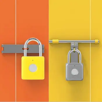 

Mini Smart Keyless Lock For Suitcase Cabinet Door Bike Security Waterproof Fingerprint Padlock candado