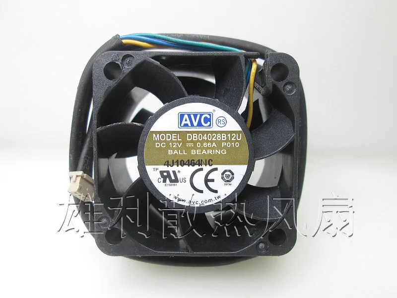 DB04028B12U P010 4028 12V 0.66A 4-сантиметровым 4-проводной вентилятор для сервера