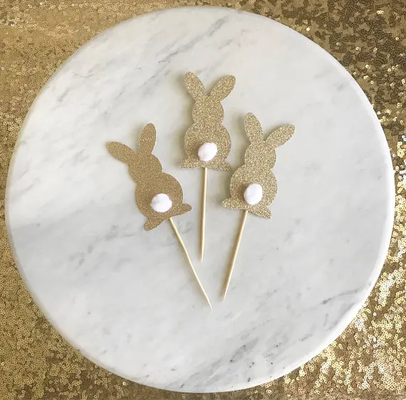 

Some bunny loves you, bunny cupcake toppers, rabbit cupcake toppers